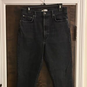 Agolde Black Skinny Jeans High-Waisted